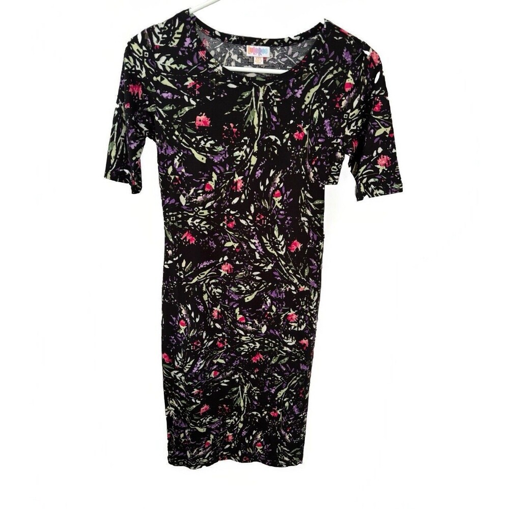 LuLaRoe Womens Dress Size XXS Julia Multi-Color Dress